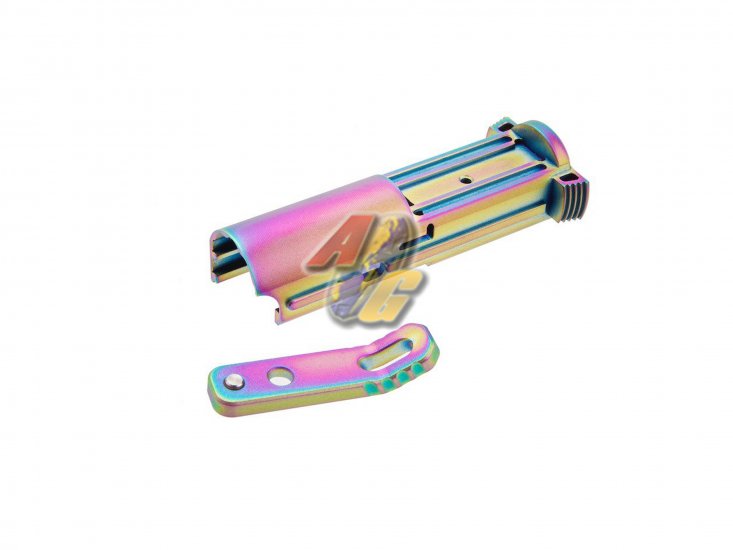 C&C AAP-01 Super Hi-Speed Lightweight Blowback Unit with Cocking Handle ( Rainbow ) - Click Image to Close