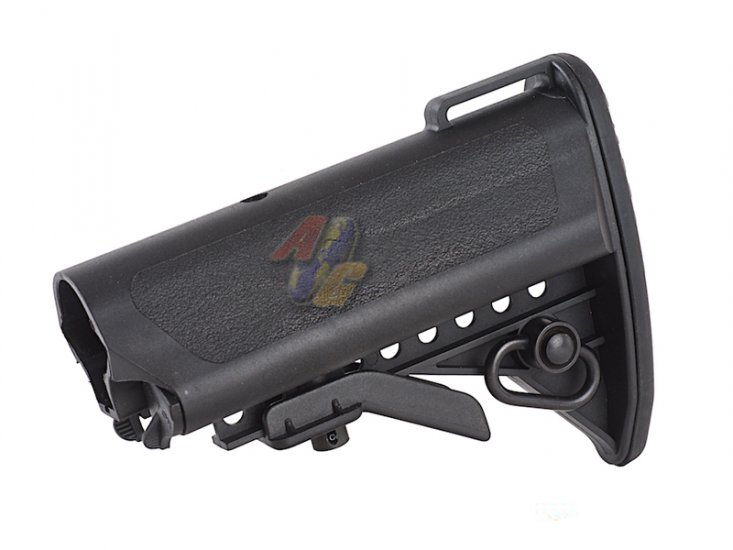 G&P Crane Type Buttstock For Tokyo Marui M4A1 MWS GBB ( BK ) - Click Image to Close