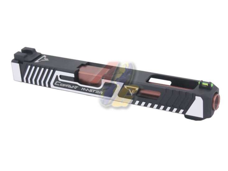 EMG TTI Combat Master Slide Set For Umarex/ VFC Glock 17 Gen.4 GBB ( BK/ SV ) ( by APS ) - Click Image to Close