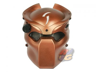 --Out of Stock--Zujizhe Scar Predator Mask with LED and Red Laser ( Copper )
