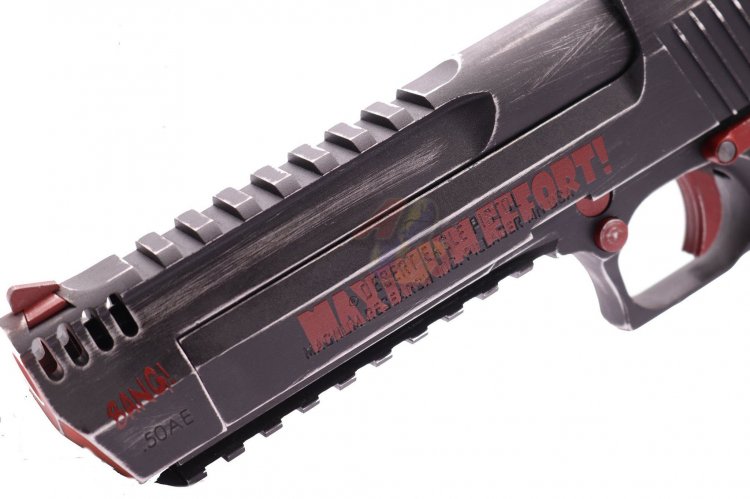 Cybergun/ WE Full Metal Desert Eagle L6 .50AE Pistol ( Dead Pool Edition ) - Click Image to Close