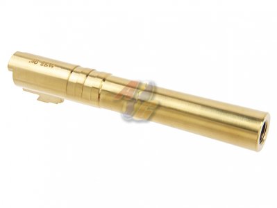 --Out of Stock--COWCOW Technology OB1 Stainless Steel Threaded 5.1 Outer Barrel ( .40 Marking/ Gold )