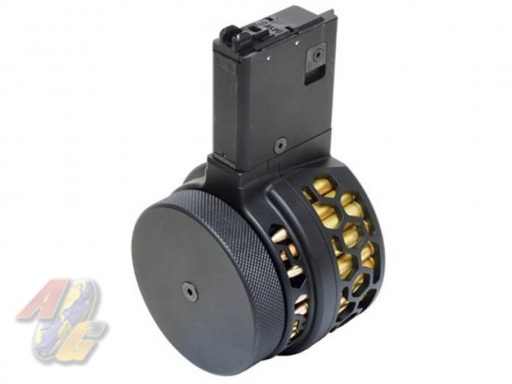 --Pre Order--DYTAC Xmag 100rds GBB Drum Magazine For GHK M4 Series GBB - Click Image to Close