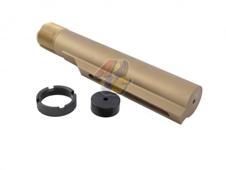 BJ Tac CNC 6 Postion Mil-Spec Buffer Tube For M4 Series GBB ( FDE ) - Click Image to Close