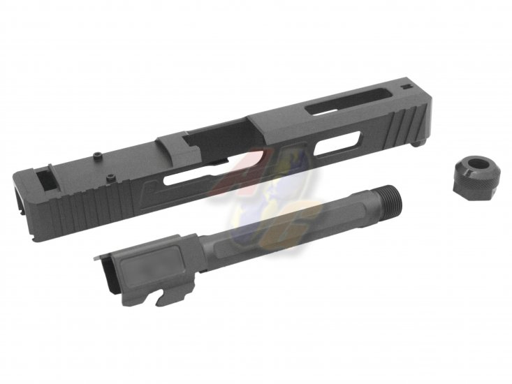 --Out of Stock--Guns Modify CNC SA Aluminum Slide Set For Tokyo Marui H17 Series GBB ( RMR Cut/ Black Outer Barrel ) - Click Image to Close