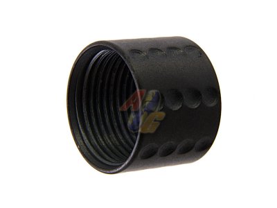 --Out of Stock--Airsoft Surgeon Spots Knurled Thread Protector ( 14mm-/ Black )