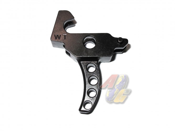 Wii CNC Hardened Steel Trigger B For WE AK Series GBB - Click Image to Close