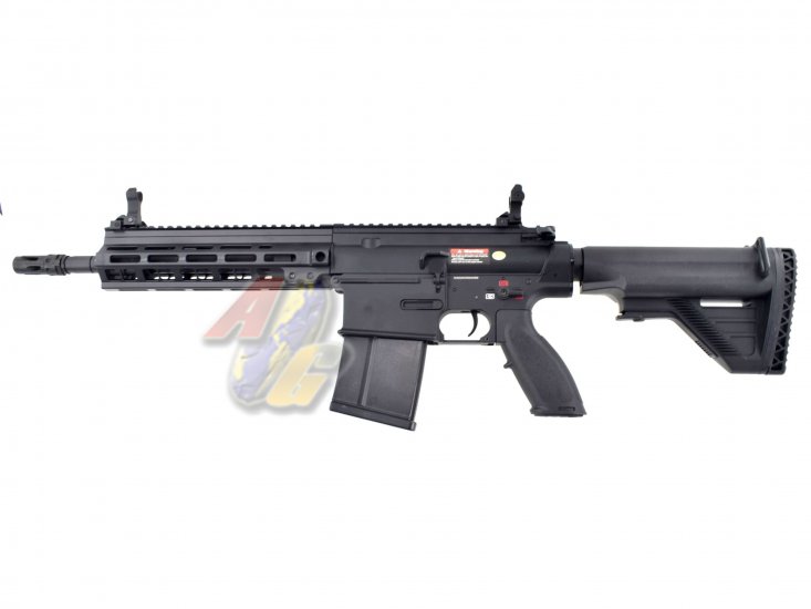 Golden Eagle 417 SMR 9.5 M-Lok Full Metal AEG with Mosfet ( Black ) - Click Image to Close