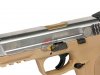 HK M&P9 GBB Pistol (With Marking, SV Slide w/ Tan Flame, Metal Slide)