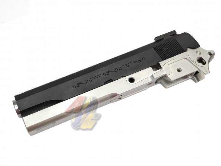 Mafioso Airsoft CNC Stainless Steel Hi-Capa Chassis ( Long/ BK/ 2011 Marking ) - Click Image to Close