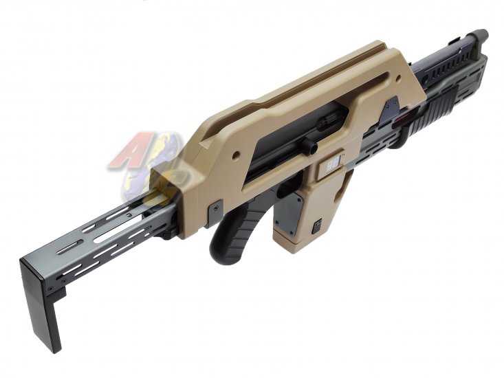 Snow Wolf M41A Pulse Rifle AEG ( Alien Gun/ Tan ) - Click Image to Close