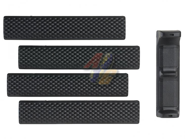 --Out of Stock--G&P KeyMod Handguard Finger Stop Set A ( Black ) - Click Image to Close