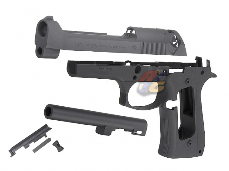 --Out of Stock--NOVA M92FS Aluminum Conversion Kit For Tokyo Marui M9/ M9A1 Series GBB ( New Frame, Black ) - Click Image to Close