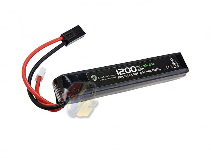 WE Lipo Battery 11.1v 1200mAh Stick Type ( 20C ) - Click Image to Close