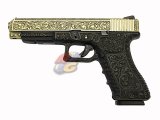--Out of Stock--WE H34 with LED Gun Case ( Golden Slide/ Bronze Frame )