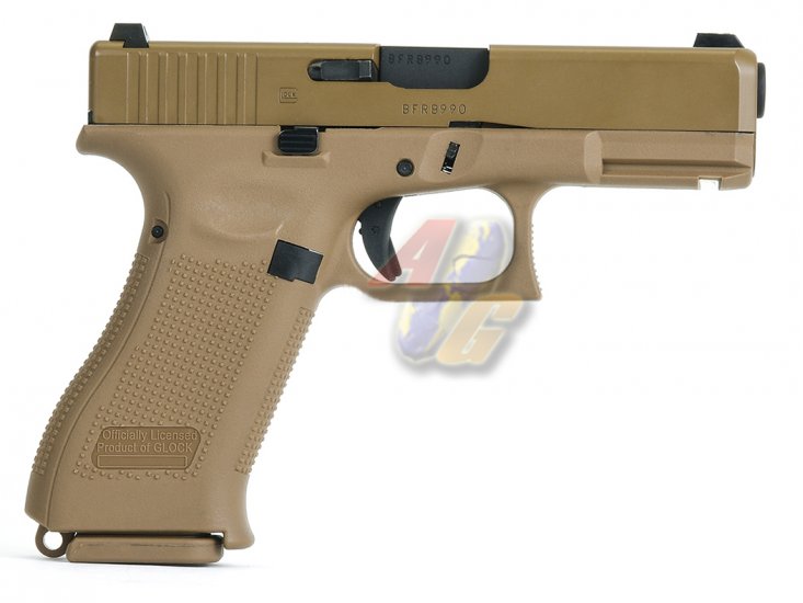 Umarex/ VFC Glock 19X GBB Pistol ( Tan ) - Click Image to Close