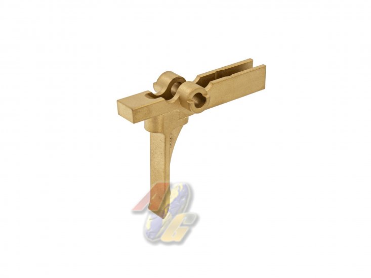 C&C AT* Flat Style Trigger For VFC M4 Series/ APFG MPX-K, MCX GBB ( Gold ) - Click Image to Close