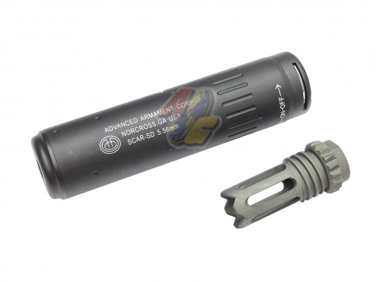 Element AAC Silencer with Flash Hider ( 14mm- ) - Click Image to Close