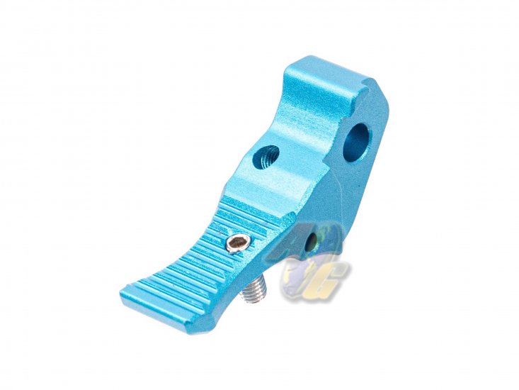 CTM Fuku-2 CNC Aluminum Adjustable Trigger For Action Army AAP-01/ WE G Series GBB ( Blue ) - Click Image to Close