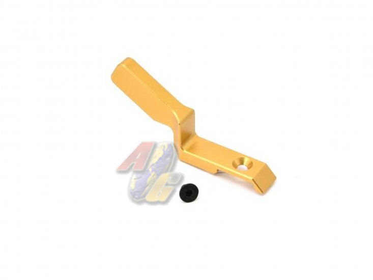 AIP Cocking Handle Type A For Hi-Capa GBB ( Open Slide ) ( Gold ) - Click Image to Close