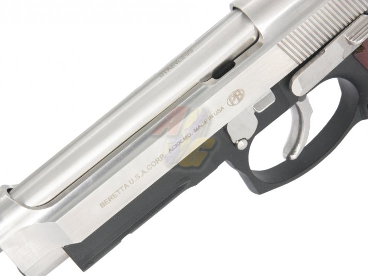 --Out of Stock--SRC SR92 A1 Rail 2-Tone SUS Stainless Steel CO2 Pistol ( Limited Edition ) - Click Image to Close