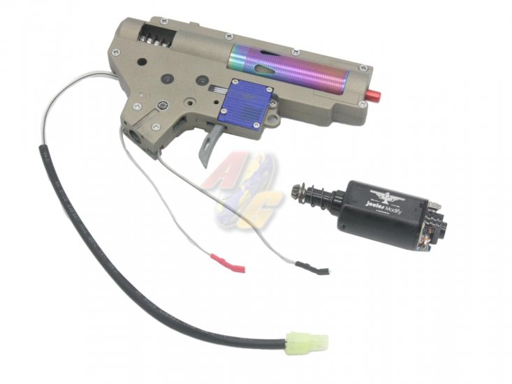 --Out of Stock--Joules Modify Custom Ver.2 ECU Electric Gear Box with Ultrahigh Speed Motor For M4/ M16 Airsoft Series AEG ( Rear Wired ) - Click Image to Close