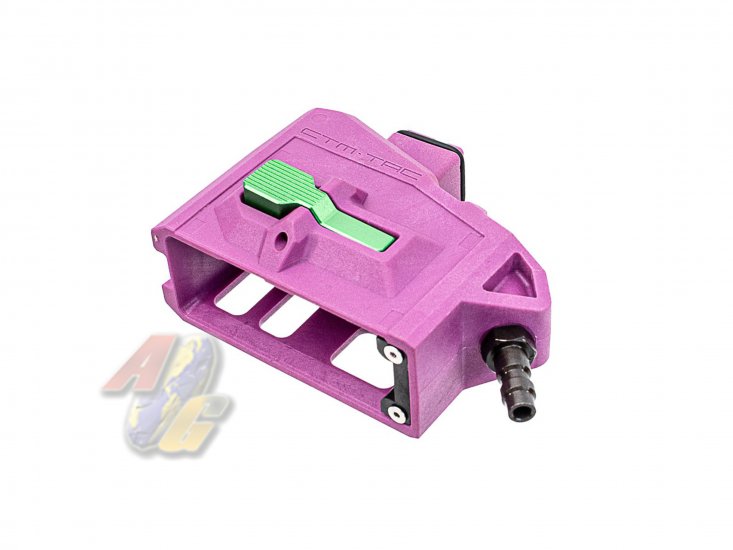 CTM HPA M4 Magazine Adapter For G Series, AAP-01 Series GBB ( Purple/ Green ) - Click Image to Close