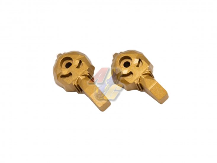 APS Skull Ambidextrous Fire Selector ( Gold ) - Click Image to Close
