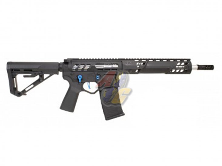 EMG F1 Firearms UDR C7M AEG ( Black/ Blue ) ( by APS ) - Click Image to Close