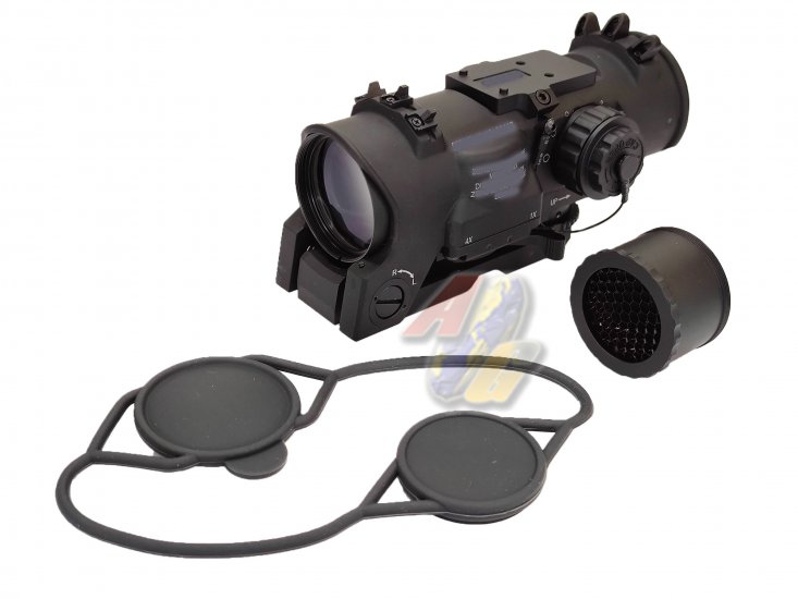 V-Tech G3 Specter 1X/ 4X Magnifier with Red Illuminated Scope - Click Image to Close
