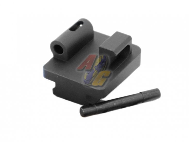 Airsoft Artisan M1913 20mm Rail Stock Adapter For LCT/ GHK AK Folding Stock Version ( BK ) - Click Image to Close