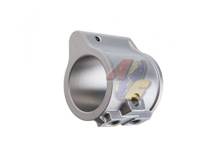 GunsModify Stainless Steel Gas Block For M4 Series GBB ( Silver ) - Click Image to Close
