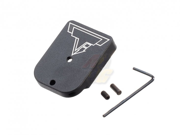 EMG TTI Combat Master Gas Magazine Base Plate ( with Charging Port/ Black ) - Click Image to Close
