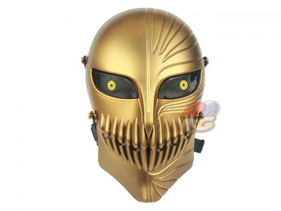 --Out of Stock--Zujizhe Bleach Wire Mesh Mask ( Gold )