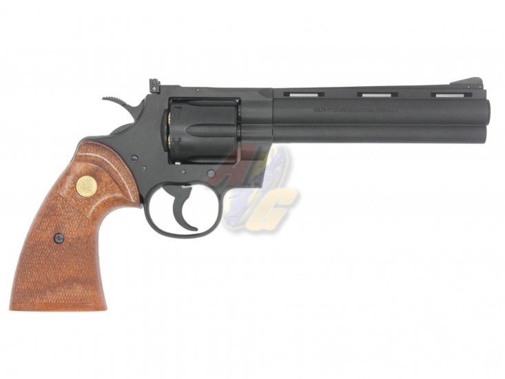 Tanaka Python 357 R-Model 6 Inch Heavy Weight Gas Revolver ( Black ) - Click Image to Close