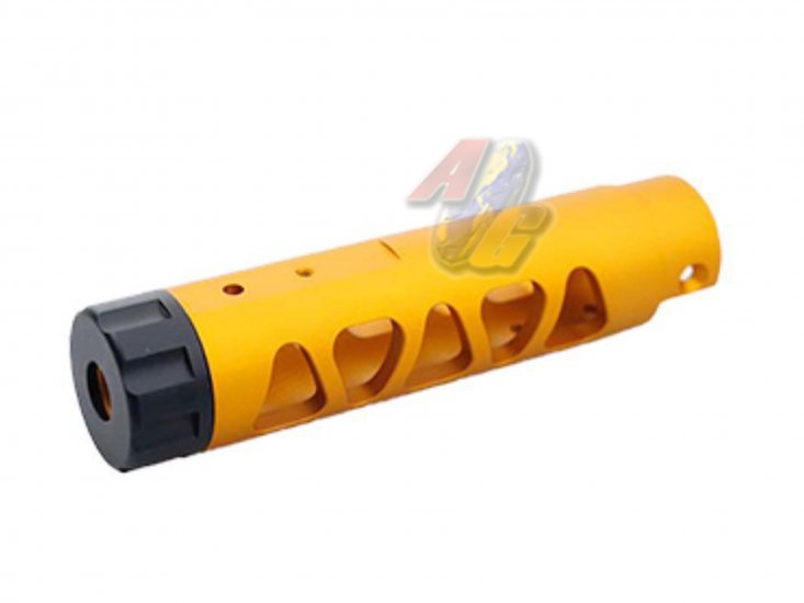 5KU CNC Aluminum Outer Barrel For Action Army AAP-01 GBB ( Type D/ Gold ) - Click Image to Close