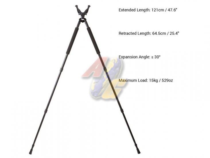 --Out of Stock--Rokstad LIT V Mount Bipod - Click Image to Close