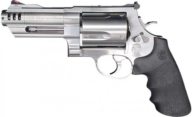 --Out of Stock--Tanaka S&W M500 PC 3+1 Inch Stainless Jupiter Finish Ver.2 Gas Revolver - Click Image to Close