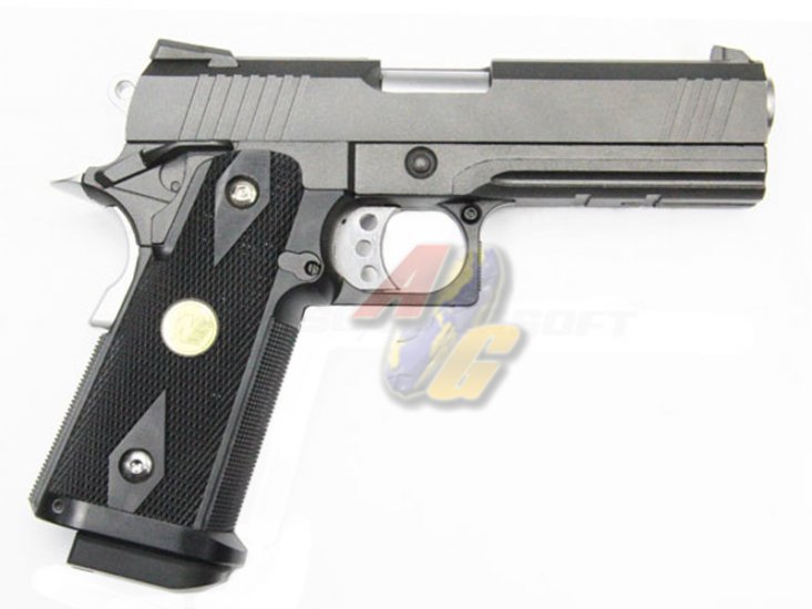 WE Hi-Capa 4.3 Gas Pistol ( BK ) - Click Image to Close