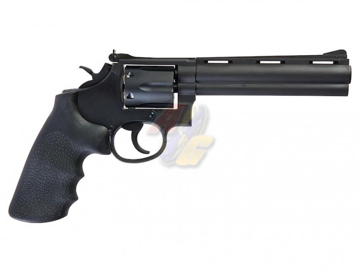 --Out of Stock--Tanaka Python 357 R-Model 6 Inch Smolt Gas Revolver ( Heavy Weight/ Black ) - Click Image to Close