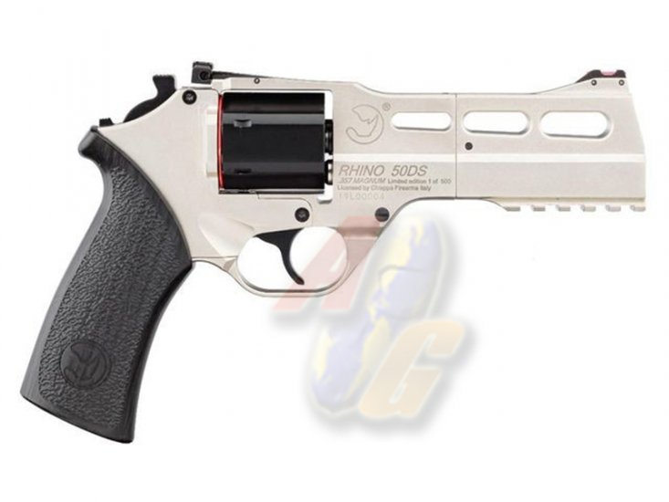 --Out of Stock--BO Chiappa Rhino 50DS .357 Magnum Co2 Revolver Limited Edition ( Silver ) - Click Image to Close