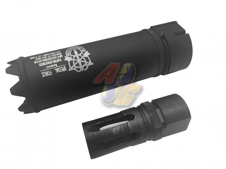 5KU Socom Mini Monster QD Silencer ( 145mm/ 14mm- ) - Click Image to Close