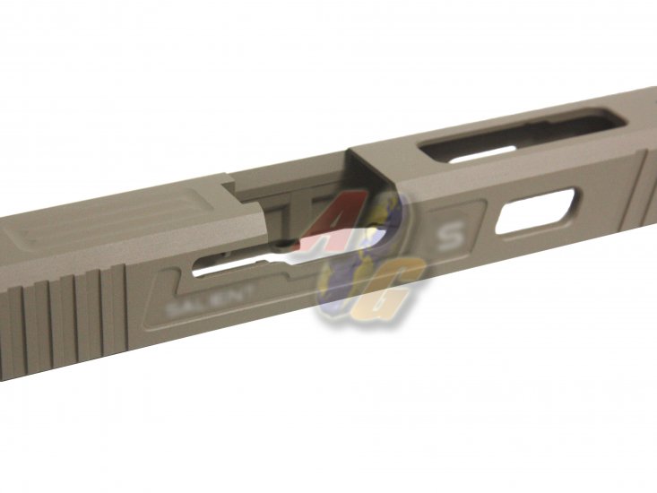 --Out of Stock--Guarder Custom S-Style Aluminum Slide For Tokyo Marui H17 Series GBB ( Cerakote FDE ) - Click Image to Close