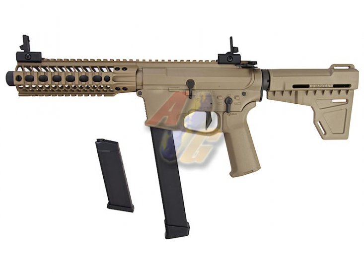 ARES M45S-L AEG ( Dark Earth/ Long ) - Click Image to Close