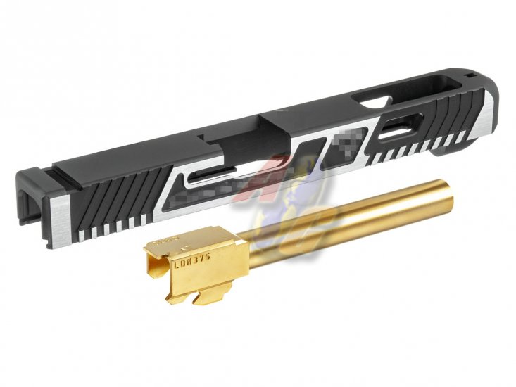 --Out of Stock--Gunsmith Bros G Style TTI 34 Slide Set ( Gold Barrel/ 2 Tone Slide ) - Click Image to Close