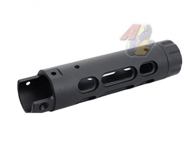 5KU CNC Aluminum Outer Barrel For Action Army AAP-01 GBB ( Type B/ Black ) - Click Image to Close