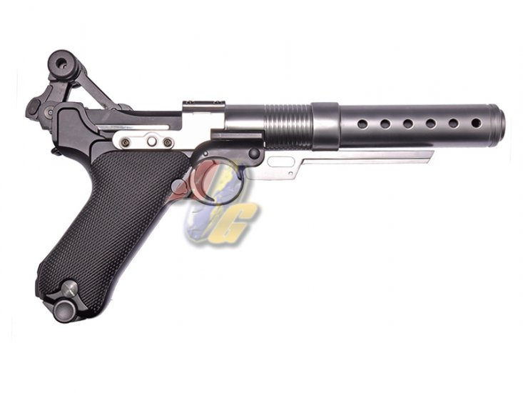Armorer Works Built Luger P08 6" Pistol with Muzzle Device - Click Image to Close