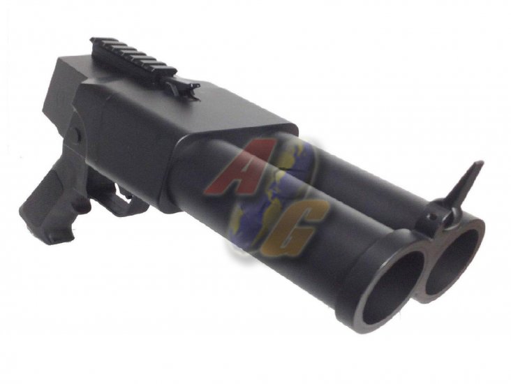 AGT 40MM Double Barrel Gas Grenade Launcher - Click Image to Close