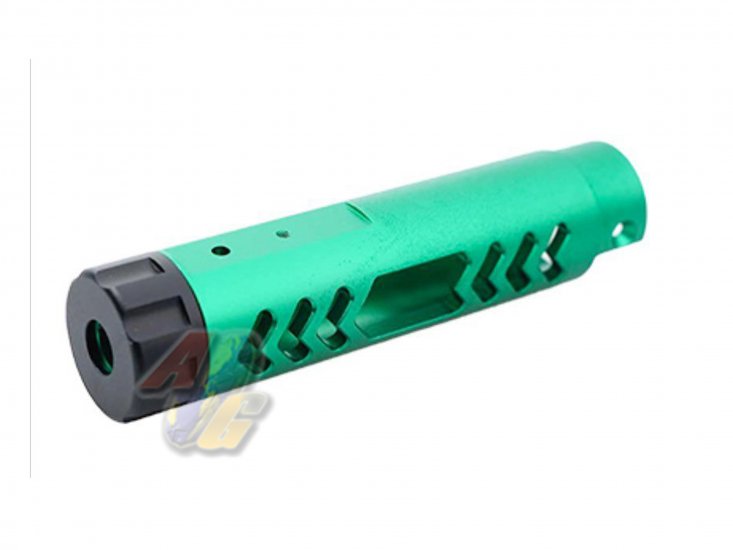 5KU CNC Aluminum Outer Barrel For Action Army AAP-01 GBB ( Type C/ Green ) - Click Image to Close