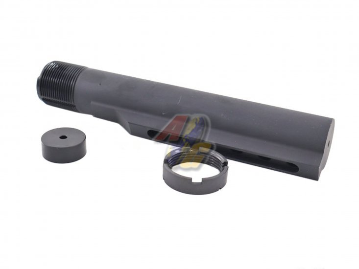 BJ Tac CNC 6 Position Mil-Spec Buffer Tube For M4 Series GBB ( BK ) - Click Image to Close